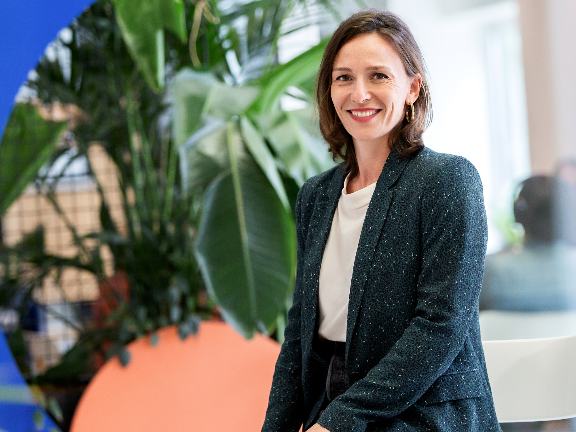 Portrait photo cheffe d'entreprise Nantes, photographie corporate réalisé à la Cantine Numérique
